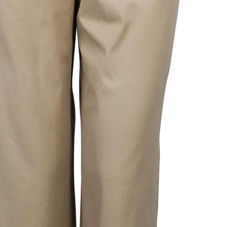 Pre Owned Kenzo Khaki Casual Trousers M