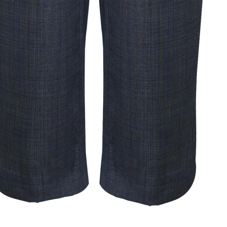 Pre Owned Kenzo Grey Tailored Trousers M