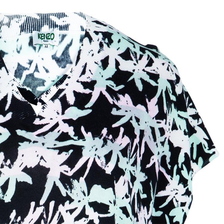 Pre Owned Kenzo Multicolor Printed Top M
