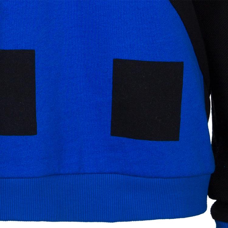 Pre Owned Kenzo Black Graphic Print Sweatshirt Top XL