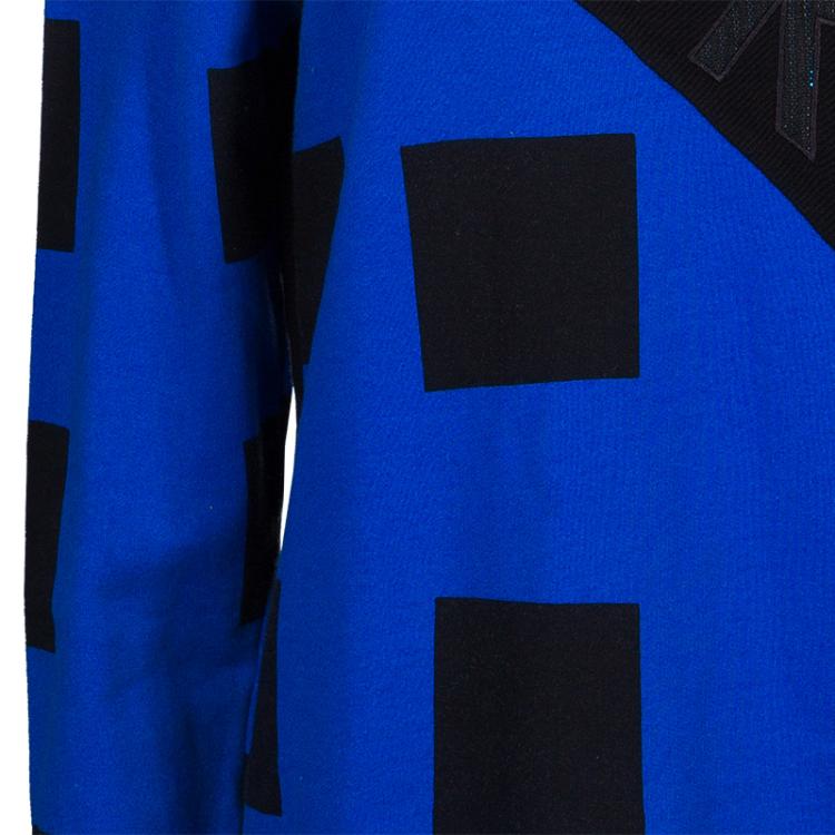 Pre Owned Kenzo Black Graphic Print Sweatshirt Top XL