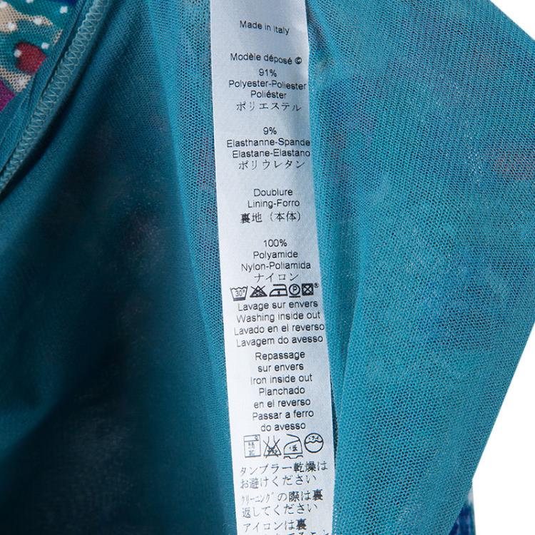 Pre Owned Kenzo Green Floral Print Maxi Skirt L