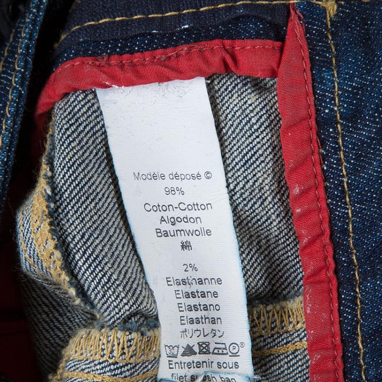 Pre Owned Kenzo Blue Denim Maxi Skirt M