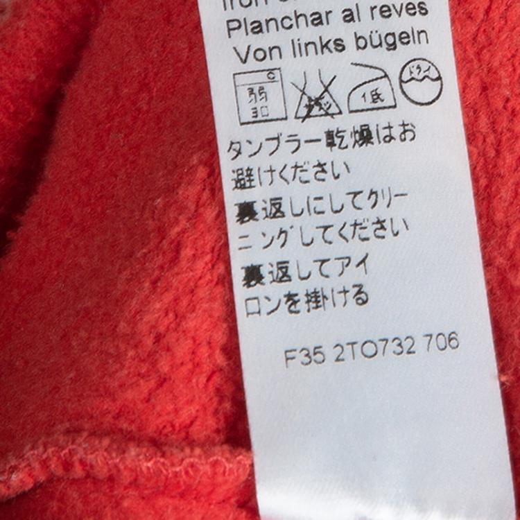 مملوكة مسبقًا Kenzo Red Tiger Embroidered Sweatshirt S