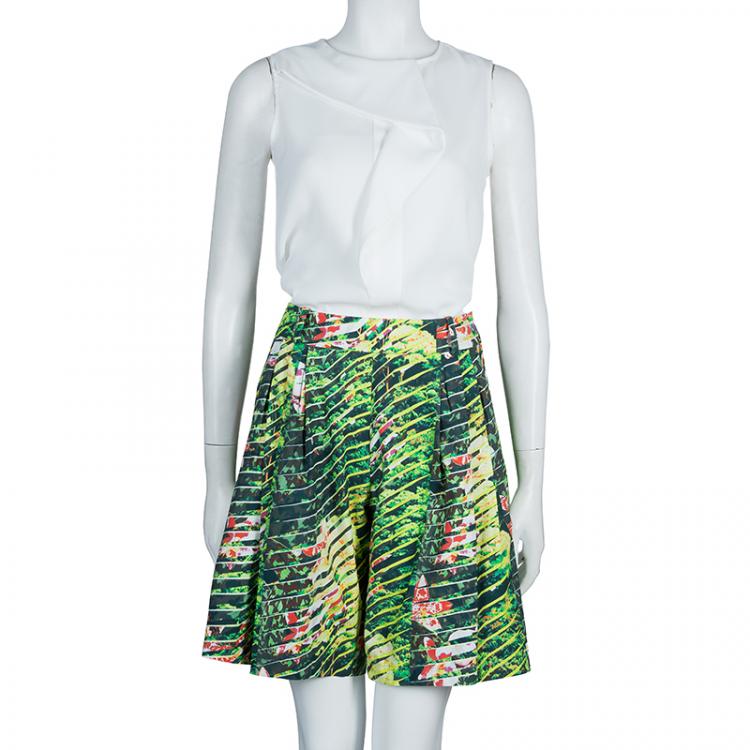 Pre Owned Kenzo Multicolor Printed Shorts L