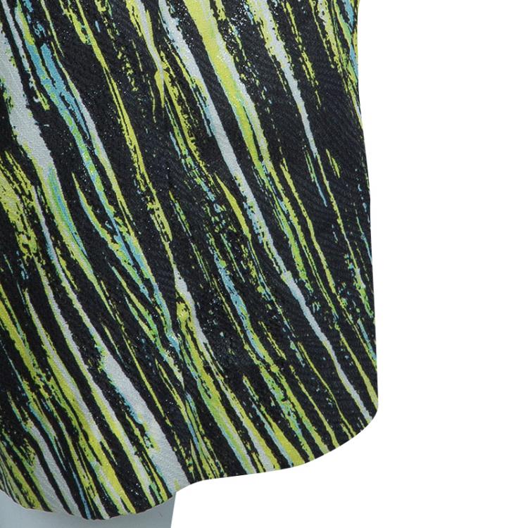 Pre Owned Kenzo Animal Print Silk Jumpsuit M