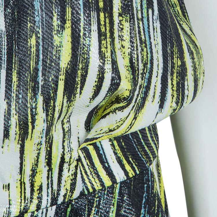 Pre Owned Kenzo Animal Print Silk Jumpsuit M