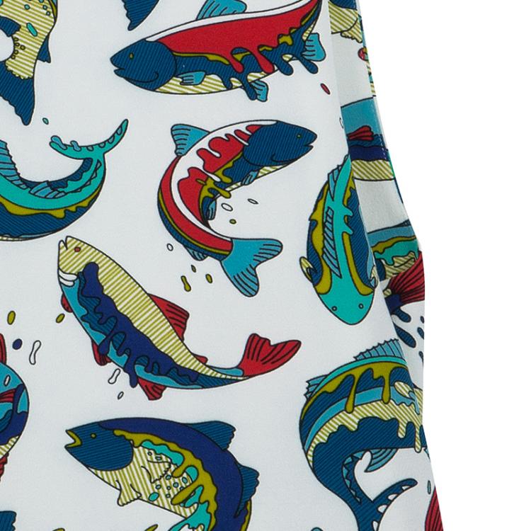 Pre Owned Kenzo Multicolor Dolphin Dress S