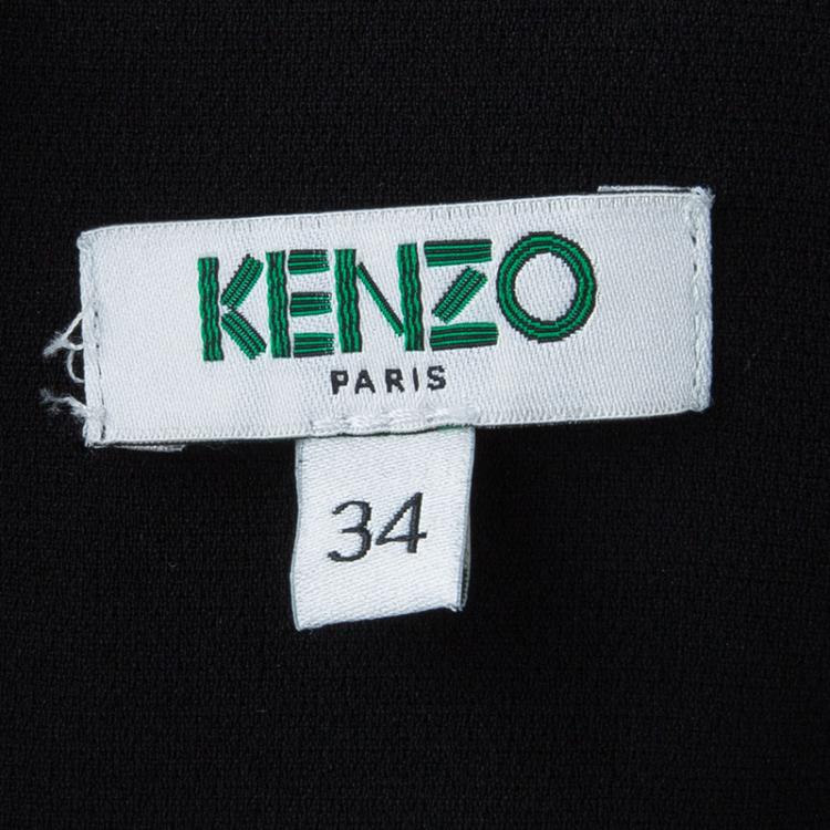 Pre Owned Kenzo Multicolor Dolphin Dress S