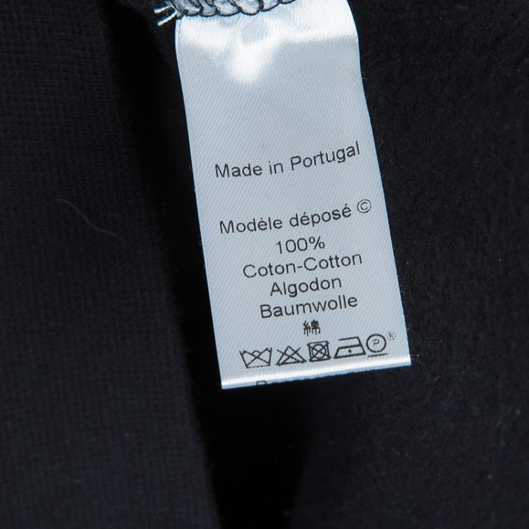 Pre Owned Kenzo Black Embroidered K Motif Sweatshirt M