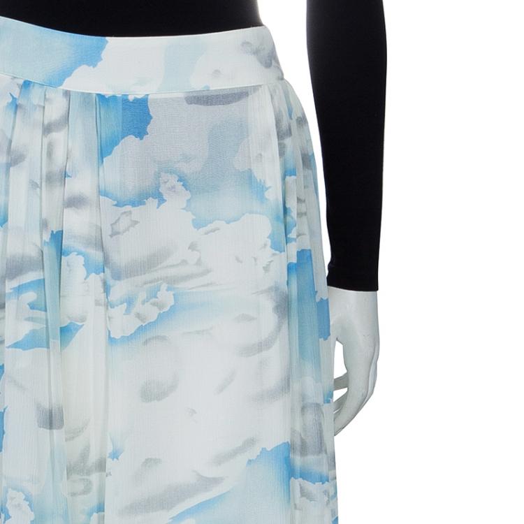 مملوكة مسبقًا Kenzo Cloud Print Maxi Skirt M