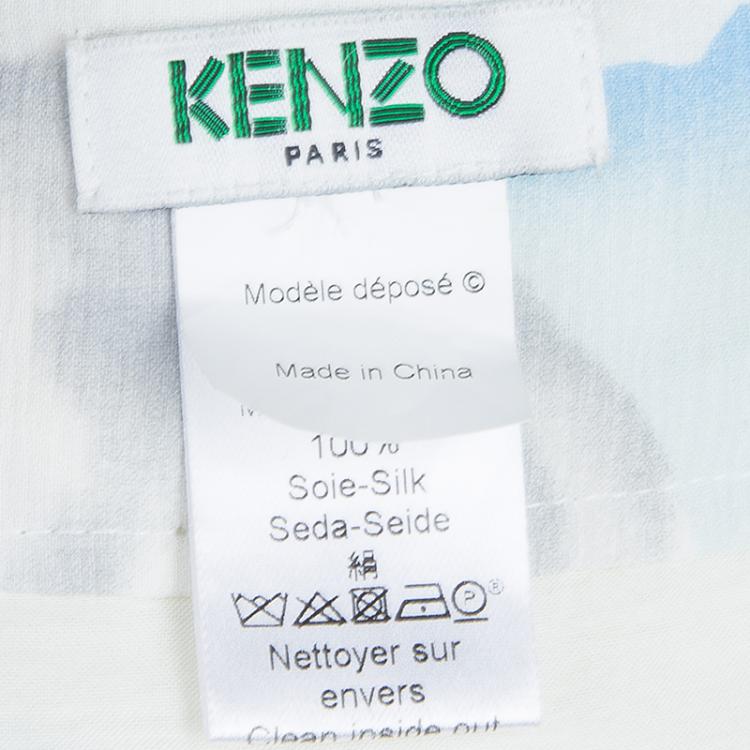 مملوكة مسبقًا Kenzo Cloud Print Maxi Skirt M