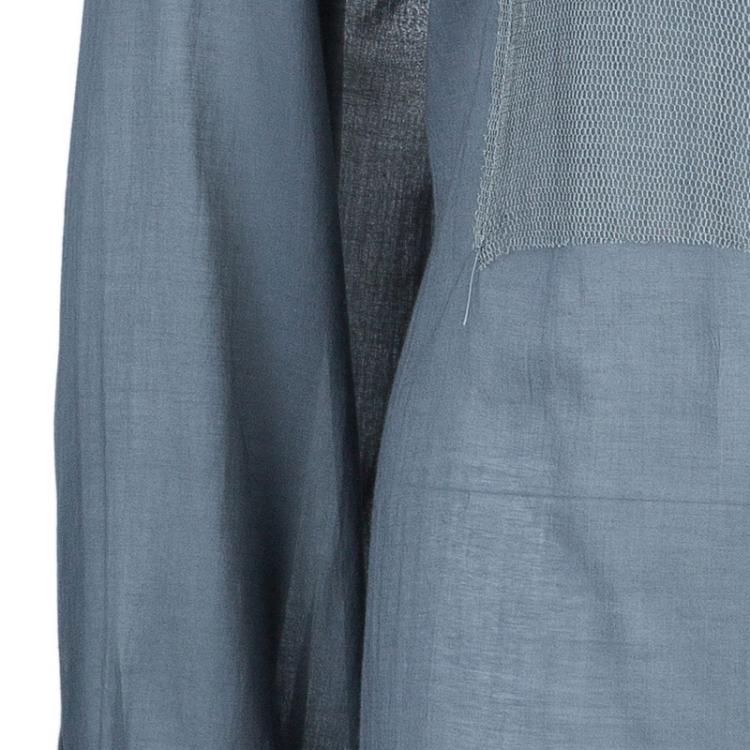 Pre Owned Lanvin Contrast Collar Shirt M
