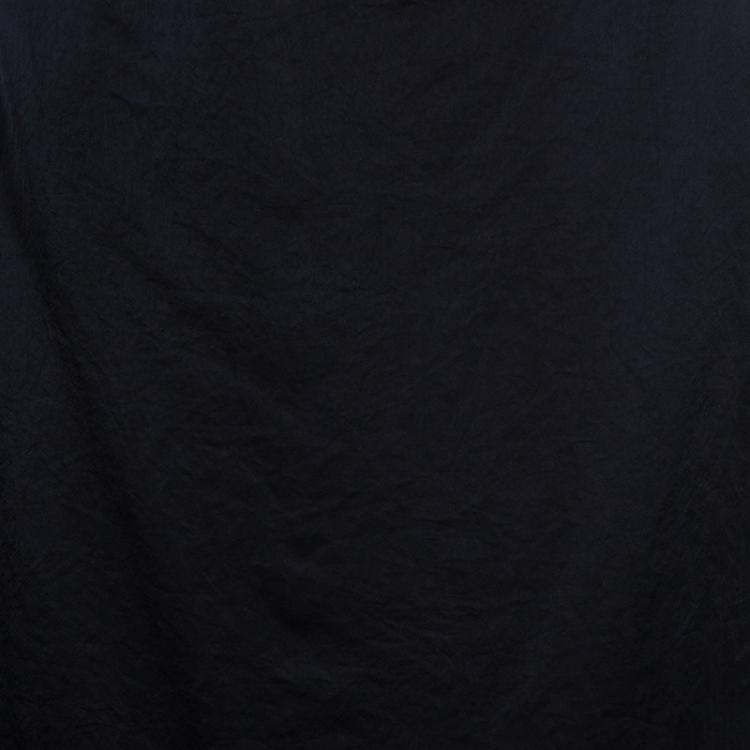 Pre Owned Lanvin Black Silk Skirt S