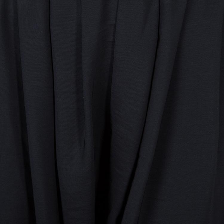 Pre Owned Lanvin Black Draped Harem Pants M