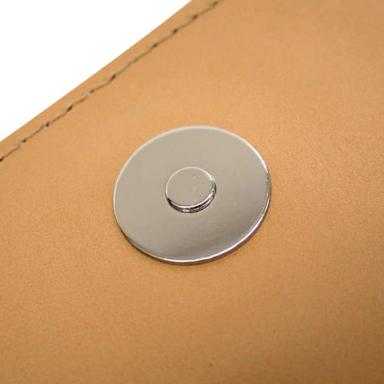 Pre Owned Longchamp Brown Embossed Leather Clutch Bag 