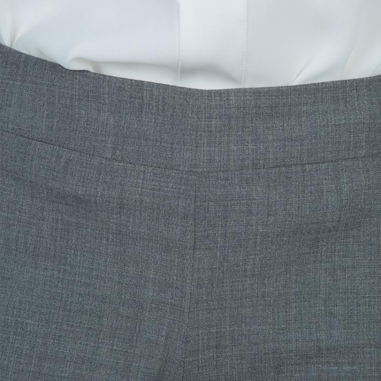 Pre Owned Loro Piana Grey Wool Trousers S