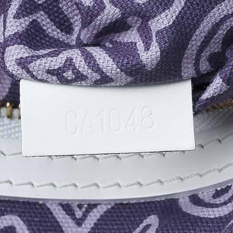 Pre Owned Louis Vuitton Purple Limited Edition Tahitienne Cabas PM Bag 