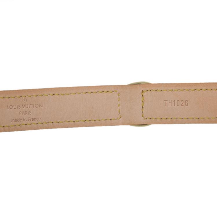 Pre Owned Louis Vuitton Monogram Canvas Baxter Dog Collar MM