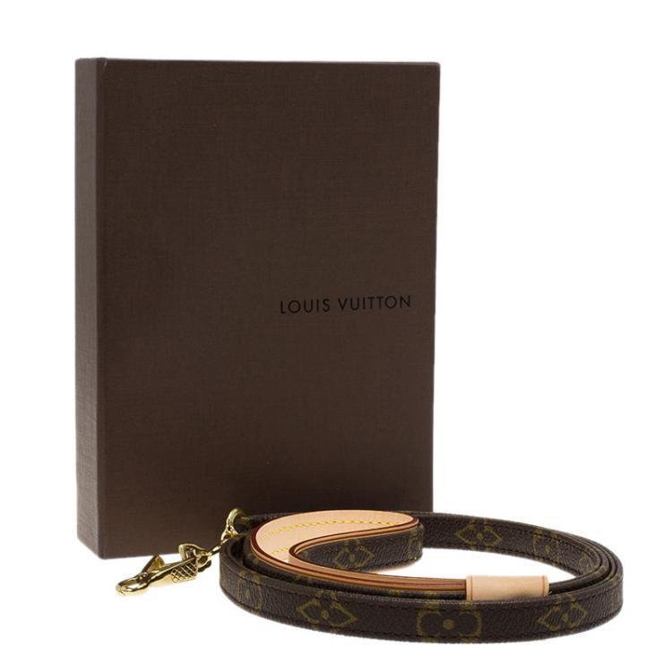 Pre Owned Louis Vuitton Monogram Canvas Baxter Dog Leash MM
