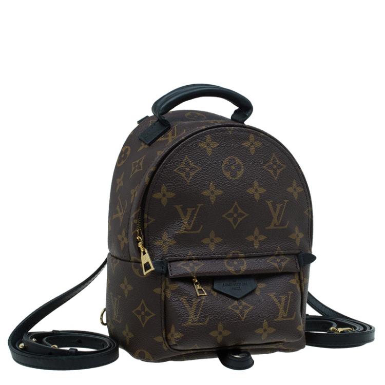 Pre Owned Louis Vuitton Monogram Canvas Mini Palm Spring Backpack