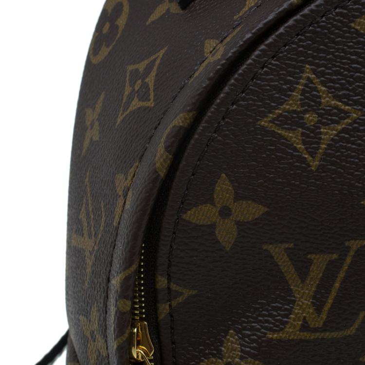 Pre Owned Louis Vuitton Monogram Canvas Mini Palm Spring Backpack