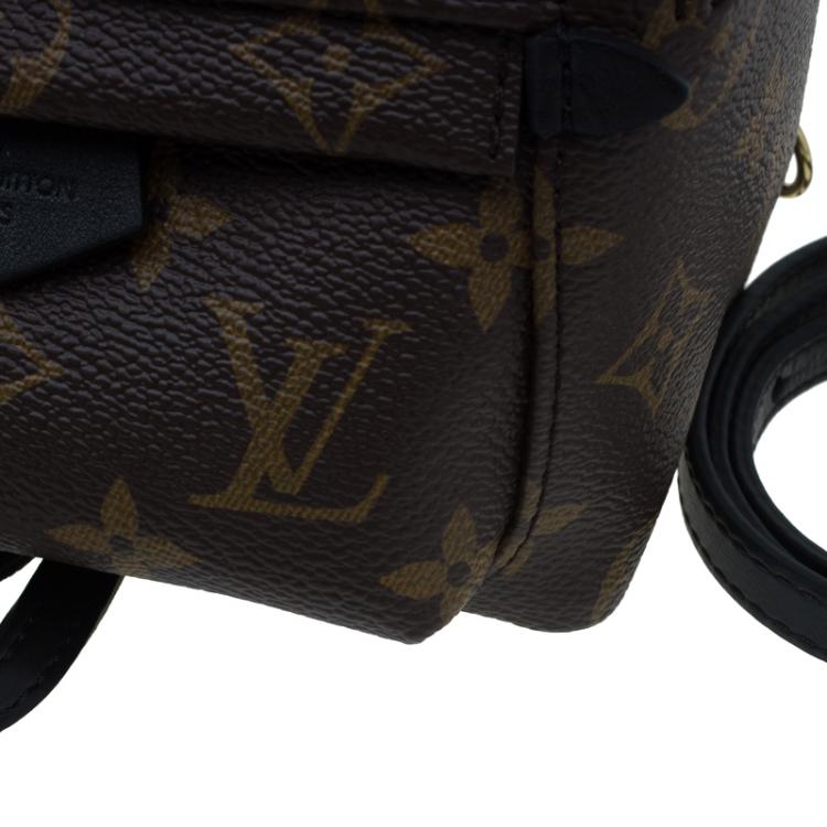 Pre Owned Louis Vuitton Monogram Canvas Mini Palm Spring Backpack