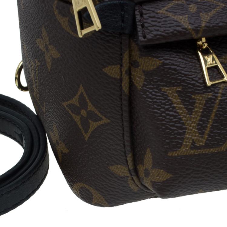 Pre Owned Louis Vuitton Monogram Canvas Mini Palm Spring Backpack