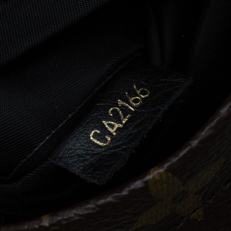 Pre Owned Louis Vuitton Monogram Canvas Mini Palm Spring Backpack