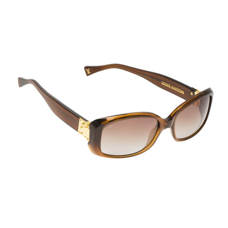 Louis Vuitton Brown Glitter Soupcon Sunglasses Louis Vuitton | The Luxury  Closet