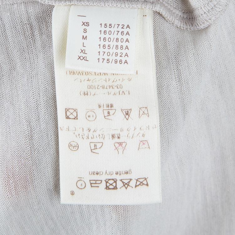 Louis Vuitton Beige Long Sleeve Top M