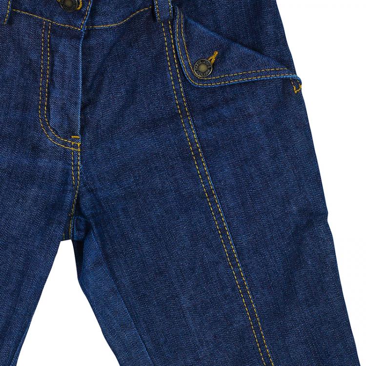 مملوكة مسبقًا Louis Vuitton Blue Denim Jeans S
