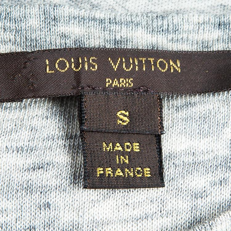 Pre Owned Louis Vuitton Grey Monogram T-Shirt S