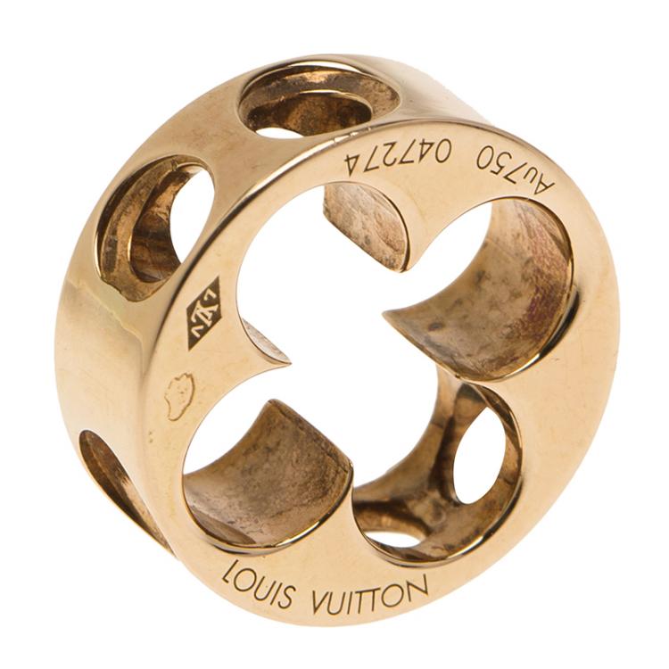 Pre Owned Louis Vuitton Empreinte 18k Rose Gold Pendant
