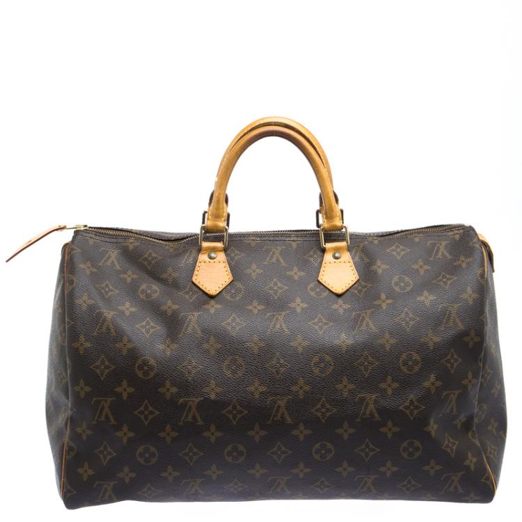 Pre Owned Louis Vuitton Monogram Canvas Speedy 40 