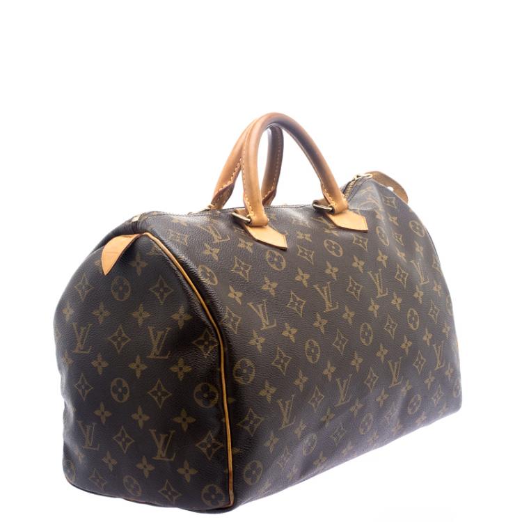 Pre Owned Louis Vuitton Monogram Canvas Speedy 35