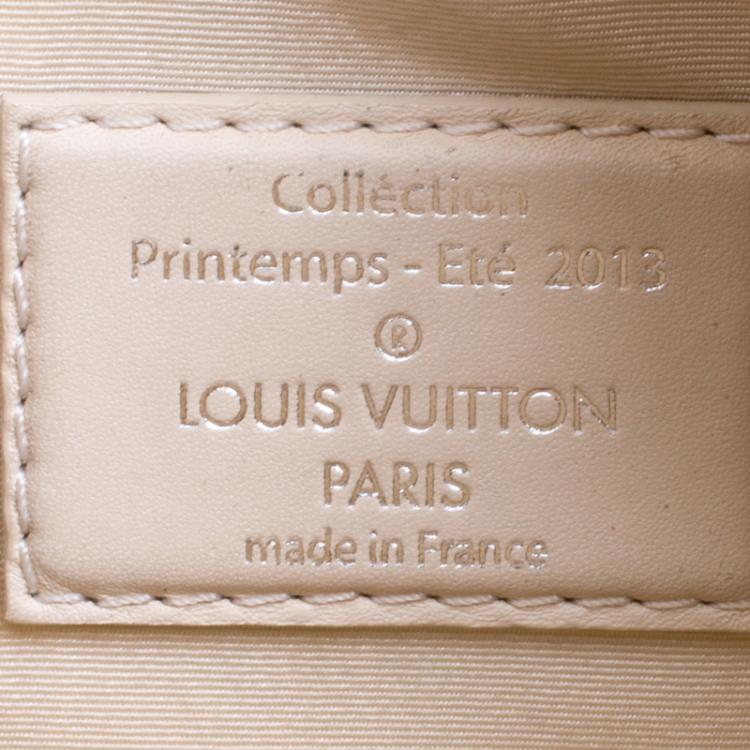 Pre Owned Louis Vuitton Green Damier Cubic Fabric and Leather Limited Edition Speedy Cube PM