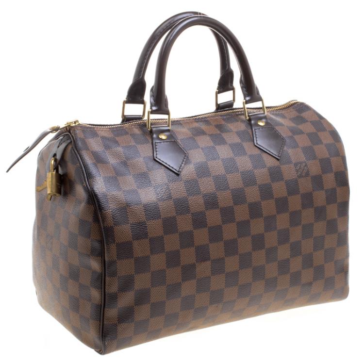 Pre Owned Louis Vuitton Damier Ebene Canvas Speedy 30