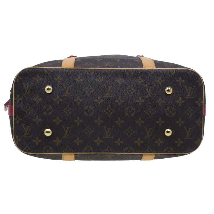 Pre Owned Louis Vuitton Monogram Canvas Limited Edition Rubis Salina Tote GM