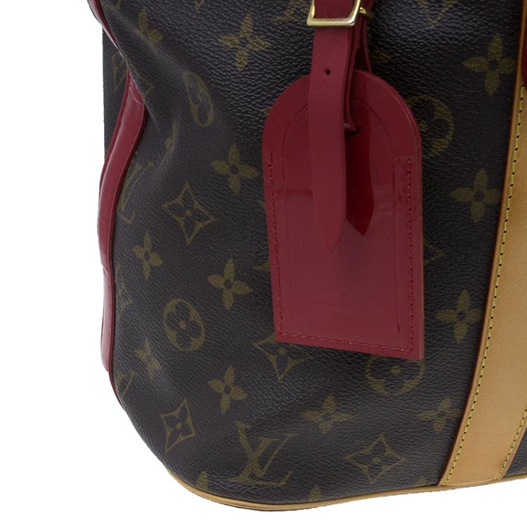 Pre Owned Louis Vuitton Monogram Canvas Limited Edition Rubis Salina Tote GM