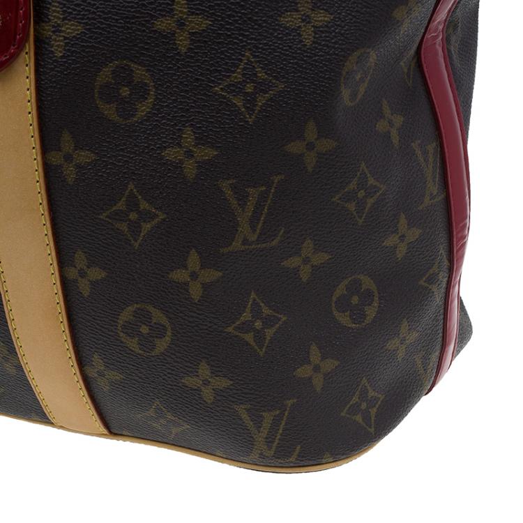 Pre Owned Louis Vuitton Monogram Canvas Limited Edition Rubis Salina Tote GM