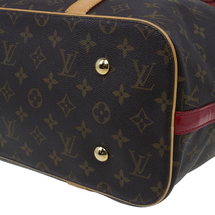 Pre Owned Louis Vuitton Monogram Canvas Limited Edition Rubis Salina Tote GM
