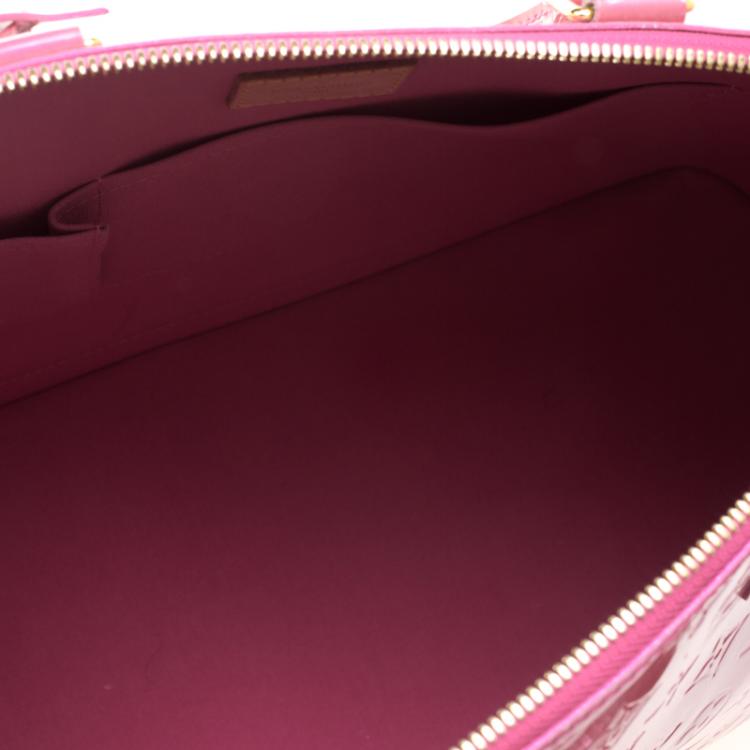 مملوكة مسبقًا Louis Vuitton Rose Litchi Monogram Vernis Alma GM Bag
