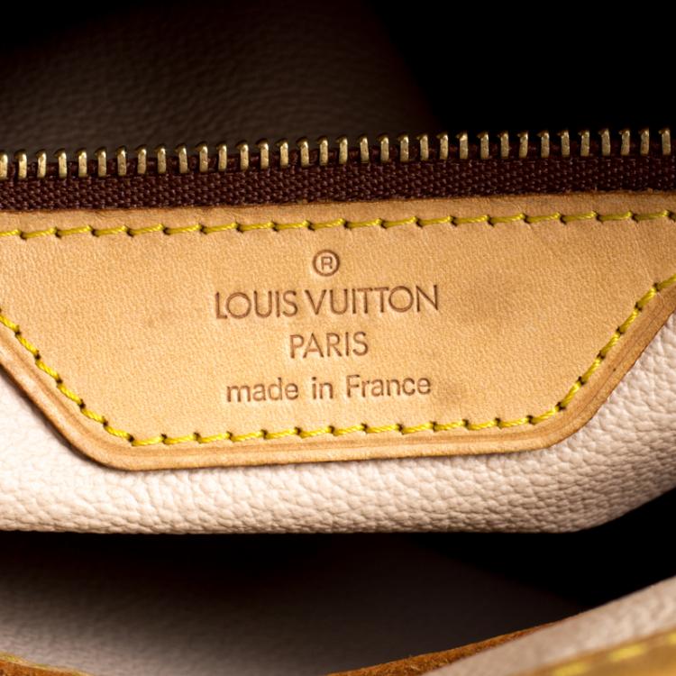 Pre Owned Louis Vuitton Monogram Canvas Petit Bucket Bag