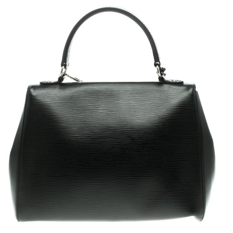Pre Owned Louis Vuitton Black Epi Leather Cluny MM Bag