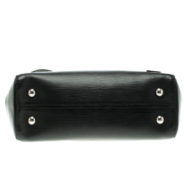 Pre Owned Louis Vuitton Black Epi Leather Cluny MM Bag