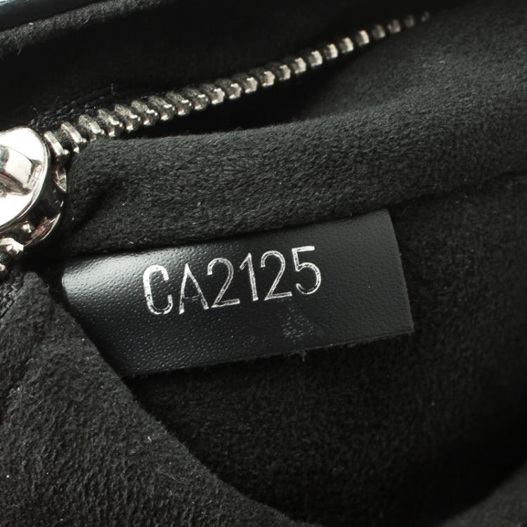Pre Owned Louis Vuitton Black Epi Leather Cluny MM Bag