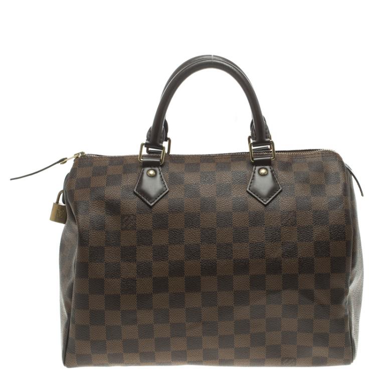 Pre Owned Louis Vuitton Damier Ebene Canvas Speedy 30