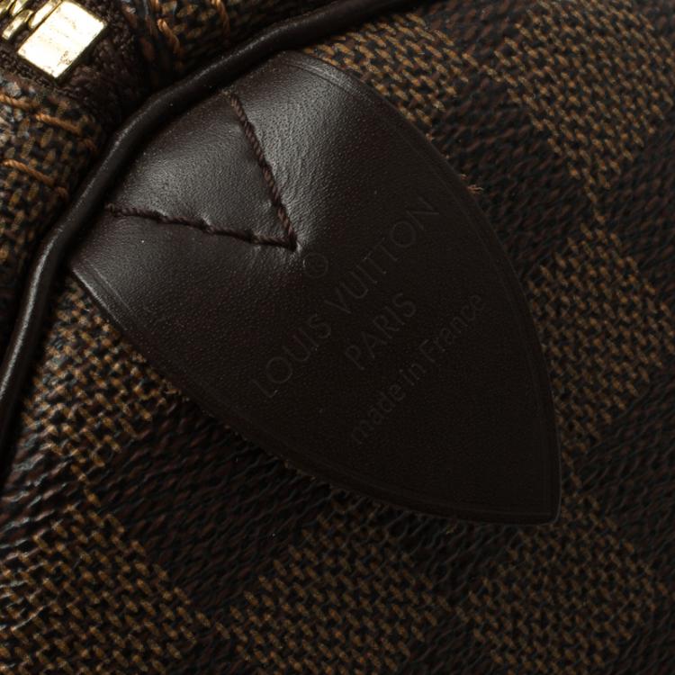 Pre Owned Louis Vuitton Damier Ebene Canvas Speedy 30