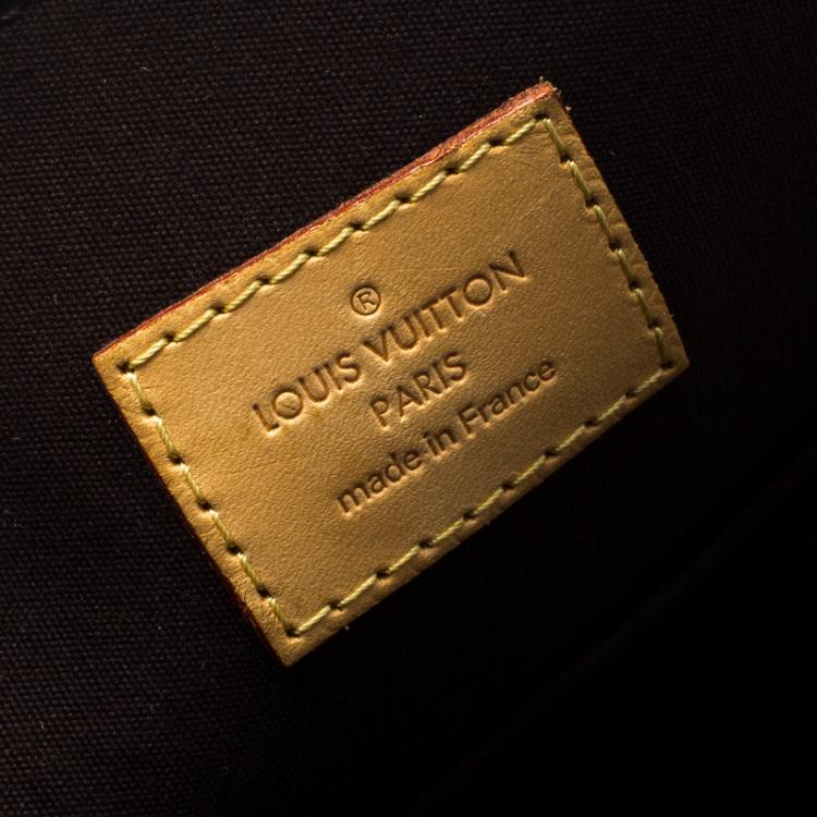 Pre Owned Louis Vuitton Amarante Monogram Vernis Alma GM Bag